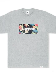 HAWAIIAN BOX LOGO TEE - GRAY